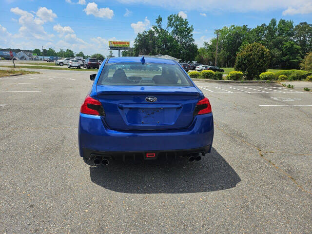 2018 Subaru WRX for sale at MT CAR SALES INC in Goldsboro, NC