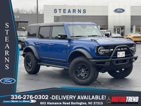 2021 Ford Bronco for sale at Stearns Ford in Burlington NC