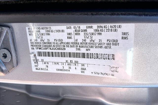 2018 Ford Escape S