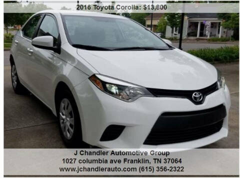 2016 Toyota Corolla for sale at Franklin Motorcars in Franklin TN