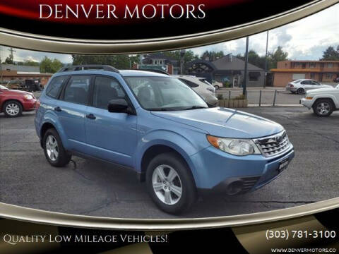 2011 Subaru Forester for sale at DENVER MOTORS in Englewood CO