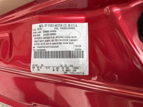 2001 Ford Mustang SVT Cobra