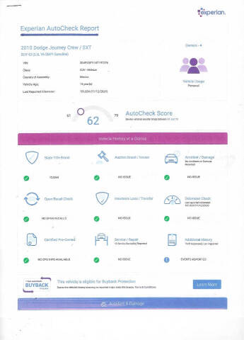 2010 Dodge Journey SXT