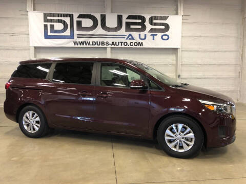 2017 Kia Sedona for sale at DUBS AUTO LLC in Clearfield UT