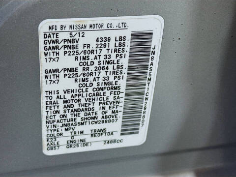 2012 Nissan Rogue SV