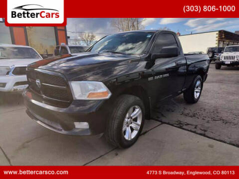 2012 RAM 1500 for sale at Better Cars in Englewood CO