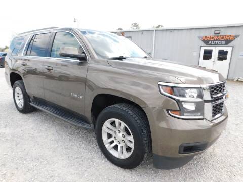 2016 Chevrolet Tahoe for sale at ARDMORE AUTO SALES in Ardmore AL