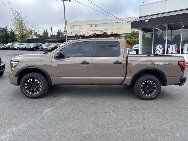 Used 2021 Nissan Titan PRO-4X with VIN 1N6AA1ED4MN510554 for sale in Edmonds, WA