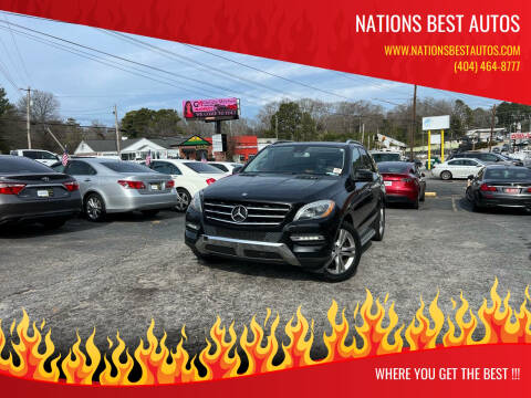 2013 Mercedes-Benz M-Class for sale at Nations Best Autos in Decatur GA