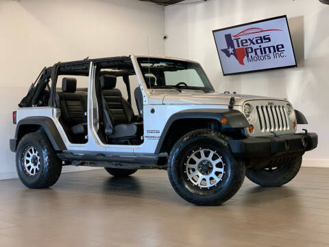 2010 Jeep Wrangler Unlimited for sale at Texas Prime Motors in Houston TX