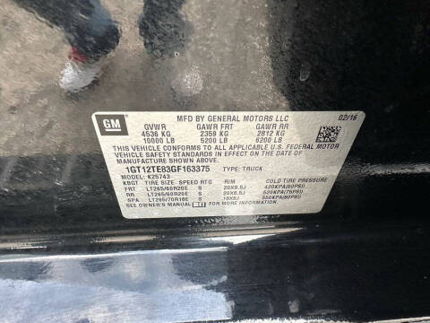 2016 GMC Sierra 2500HD