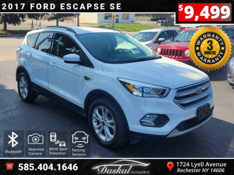 2017 Ford Escape for sale at Daskal Auto LLC in Rochester NY