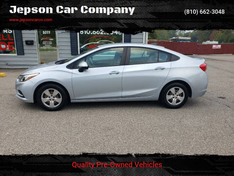 2017 Chevrolet Cruze for sale at Jepson Car Company in Saint Clair MI