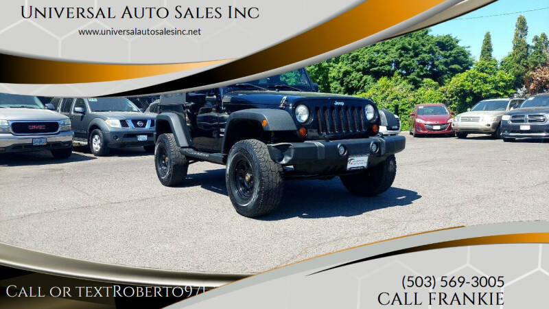 2011 Jeep Wrangler for sale at Universal Auto Sales Inc in Salem OR