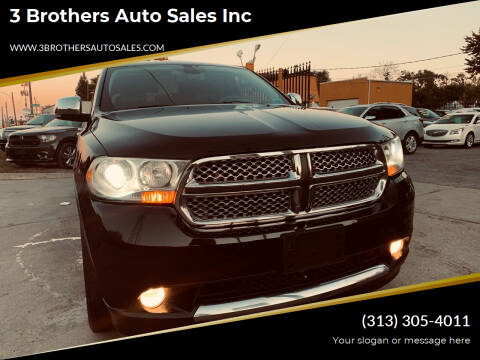 2011 Dodge Durango for sale at 3 Brothers Auto Sales Inc in Detroit MI