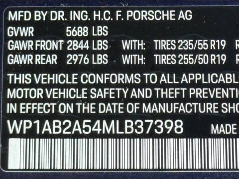 2021 Porsche Macan S