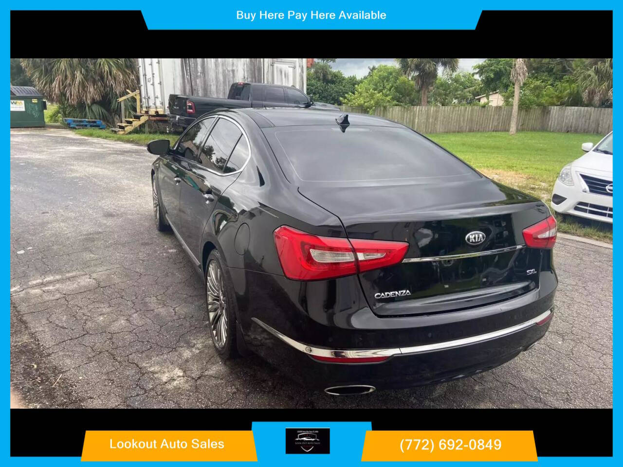 2014 Kia Cadenza for sale at Lookout Auto Sales in Stuart, FL