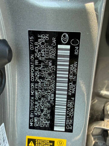 2016 Lexus ES 300h