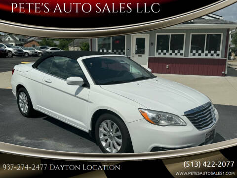 2011 Chrysler 200 for sale at PETE'S AUTO SALES LLC - Dayton in Dayton OH