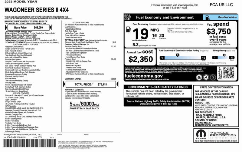 2023 Jeep Wagoneer Series II