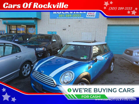 2012 MINI Cooper Hardtop for sale at Cars Of Rockville in Rockville MD