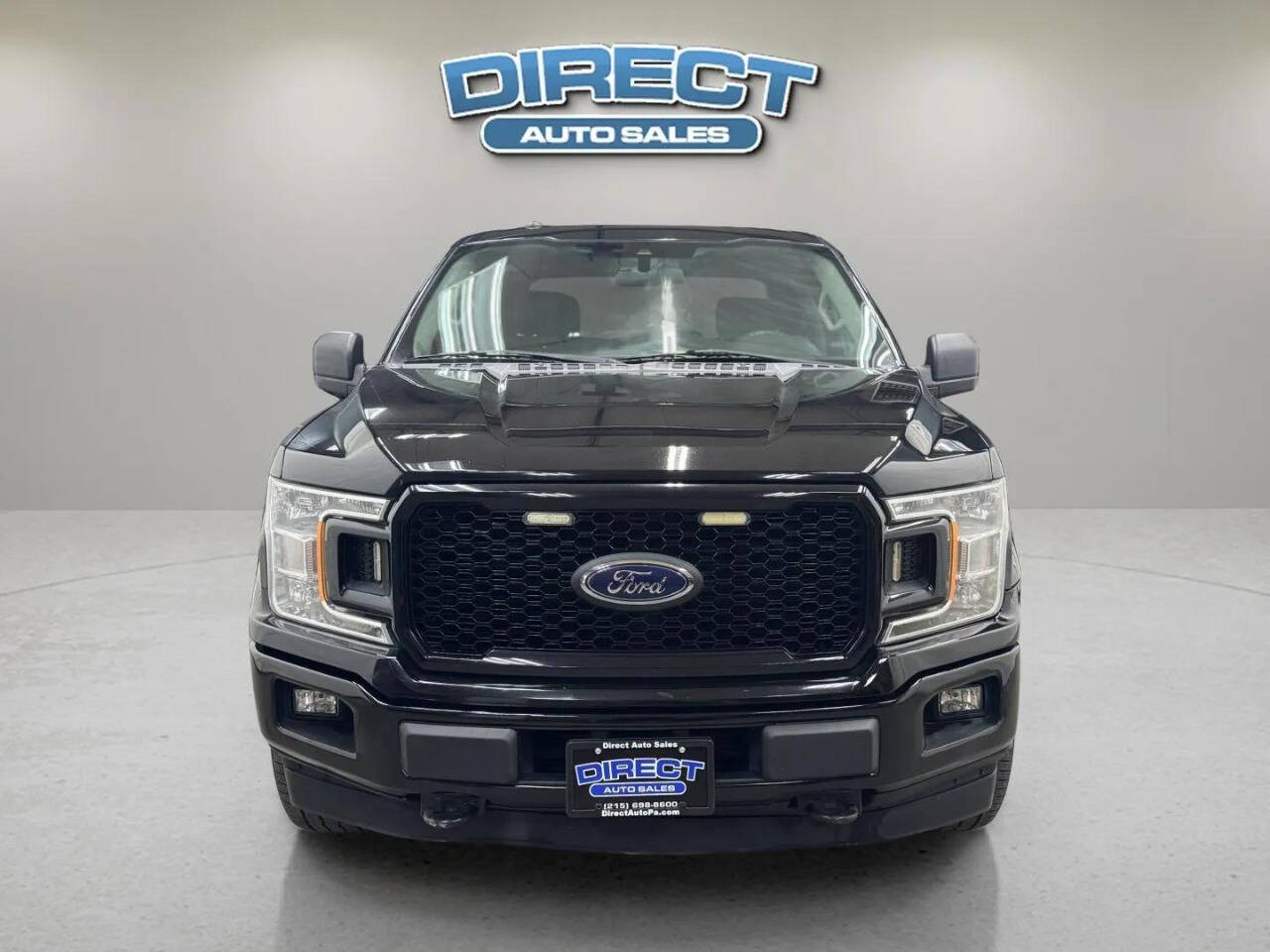 2019 Ford F-150 XLT 4x4 4dr SuperCrew 5.5 ft. SB - Black exterior view 2