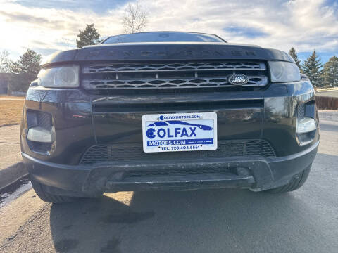 2013 Land Rover Range Rover Evoque Coupe for sale at Colfax Motors in Denver CO