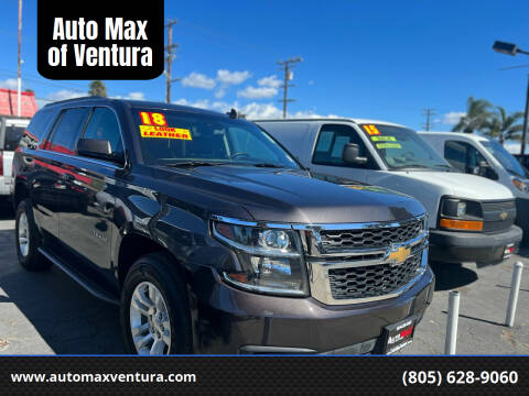 2018 Chevrolet Tahoe for sale at Auto Max of Ventura in Ventura CA