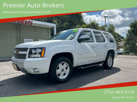 2010 Chevrolet Tahoe for sale at Premier Auto Brokers in Virginia Beach VA