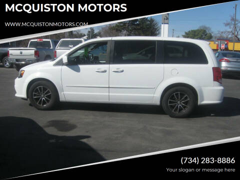 2014 Dodge Grand Caravan for sale at MCQUISTON MOTORS in Wyandotte MI