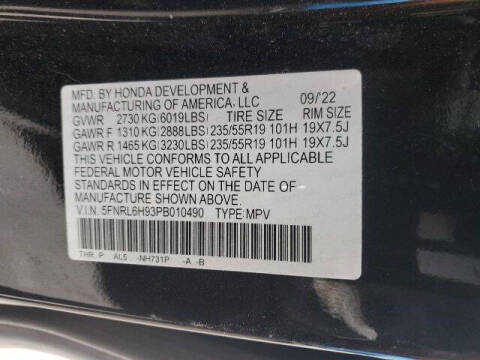 2023 Honda Odyssey Elite