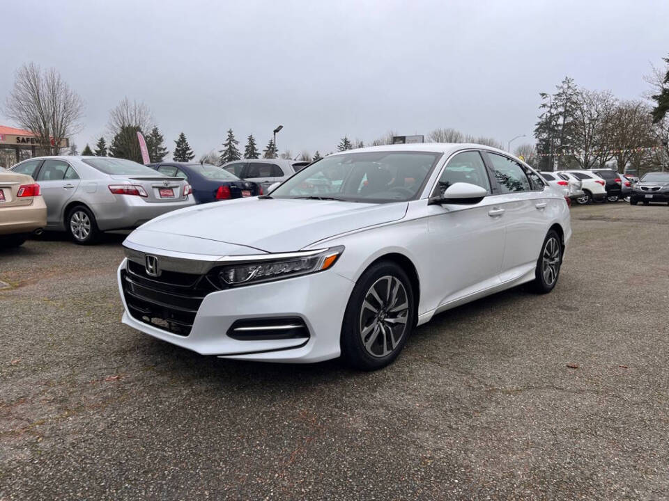 2020 Honda Accord Hybrid for sale at PLATINUM AUTO SALES INC in Lacey, WA