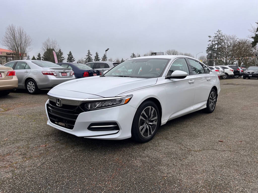 2020 Honda Accord Hybrid for sale at PLATINUM AUTO SALES INC in Lacey, WA