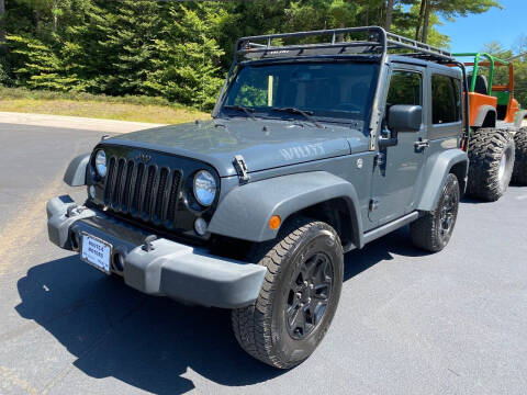 2016 Jeep Wrangler for sale at Route 4 Motors INC in Epsom NH