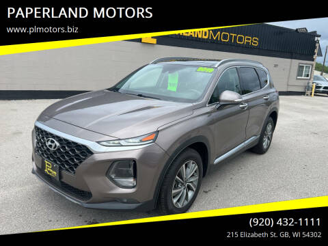 2019 Hyundai Santa Fe for sale at PAPERLAND MOTORS in Green Bay WI