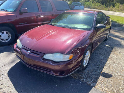 2003 Chevrolet Monte Carlo for sale at Sartins Auto Sales in Dyersburg TN