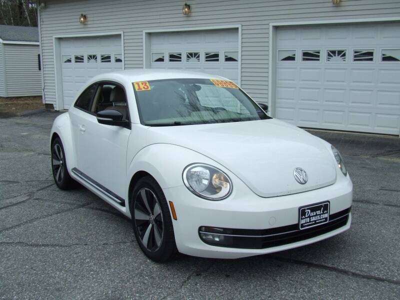 2013 Volkswagen Beetle for sale at DUVAL AUTO SALES in Turner ME