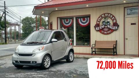 2008 Smart fortwo for sale at Cockrell's Auto Sales in Mechanicsburg PA