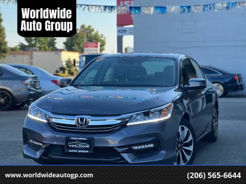 2017 Honda Accord Hybrid for sale at Worldwide Auto Group in Auburn WA