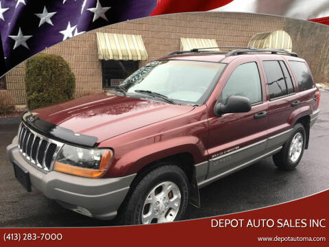 2000 Jeep Grand Cherokee for sale at Depot Auto Sales Inc in Palmer MA