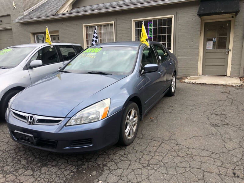 2007 Honda Accord for sale at MILL STREET AUTO SALES LLC in Vernon CT