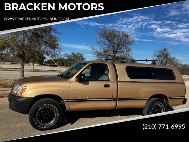 2000 Toyota Tundra for sale at BRACKEN MOTORS in San Antonio TX