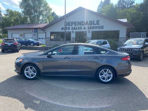 2018 Ford Fusion for sale at Dependable Auto Sales and Service in Binghamton NY