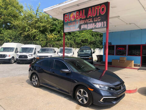 2021 Honda Civic for sale at Global Auto Sales and Service in Nashville TN