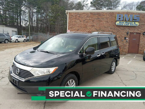 2012 Nissan Quest for sale at BMS Auto Repair & Used Car Sales in Fayetteville GA