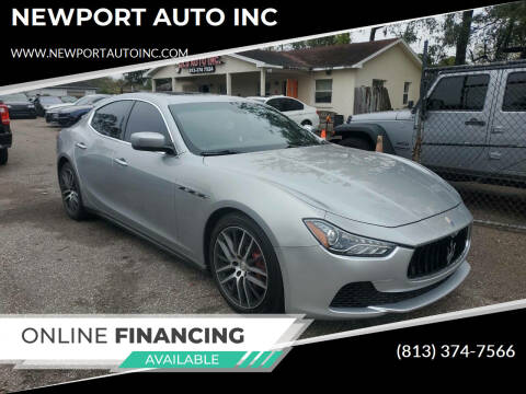 2015 Maserati Ghibli for sale at NEWPORT AUTO INC in Tampa FL