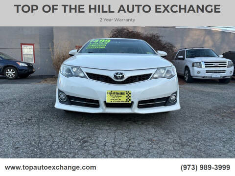 2014 Toyota Camry for sale at TOP OF THE HILL AUTO EXCHANGE in Mine Hill NJ