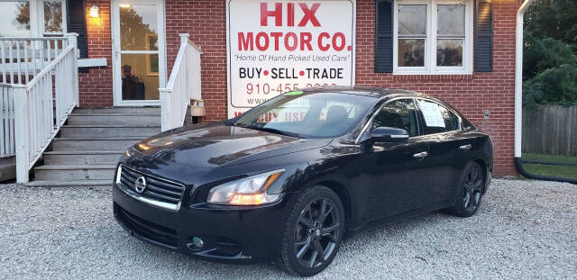 2013 Nissan Maxima for sale at Hix Motor Co in Jacksonville, NC