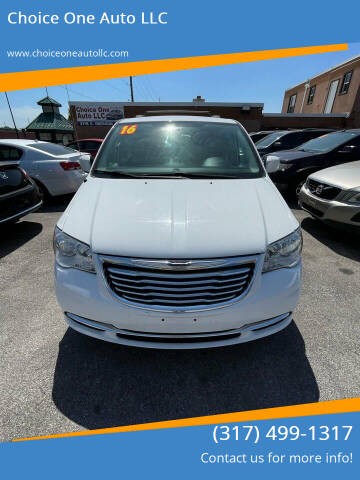 2016 Chrysler Town and Country for sale at Choice One Auto LLC in Beech Grove IN