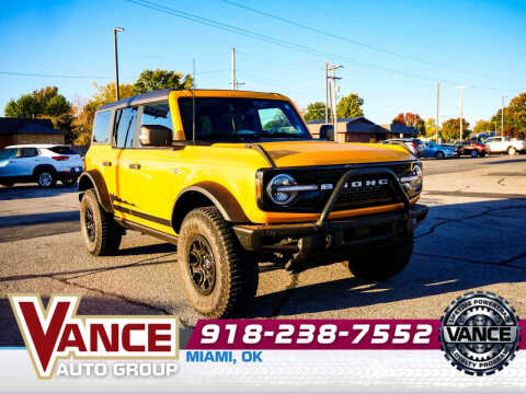 2022 Ford Bronco for sale at Vance Fleet Services in Guthrie OK